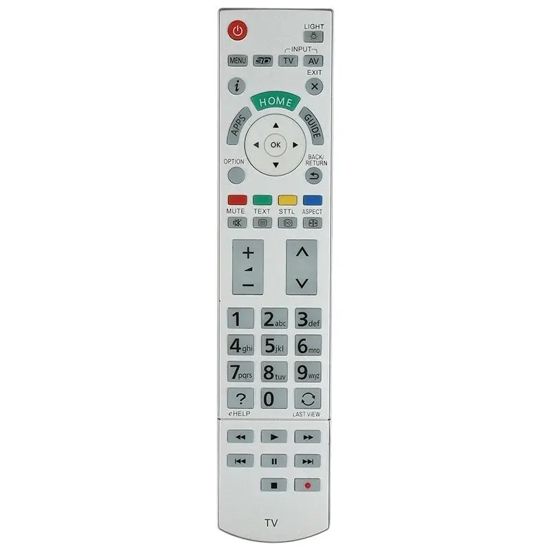 For N2QAYB000842 Panasonic-TV-Remote-Control-Replacement, For Panasonic TV TX-LR55DT60 TX-LR55WT60 TX-L60DT60Y TX-L60DT65B