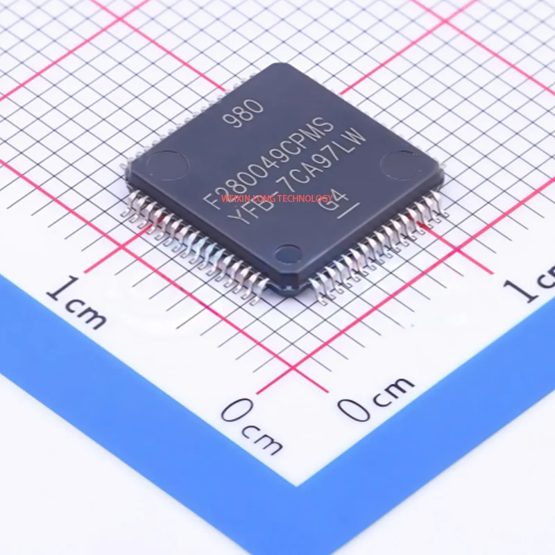 F280049CPMS 100 MHz frequency, FPU, TMU, 256 kB flash memory, CLA, device