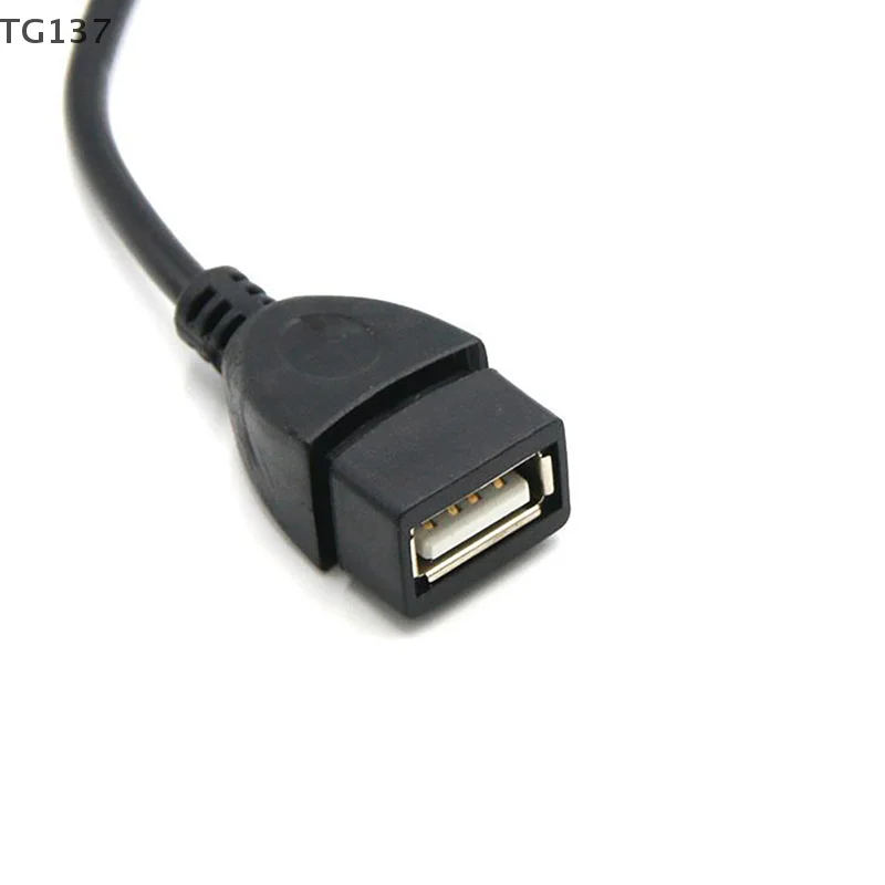 Mini USB Male To USB Female Car OTG Cable Adapter For Video Camera