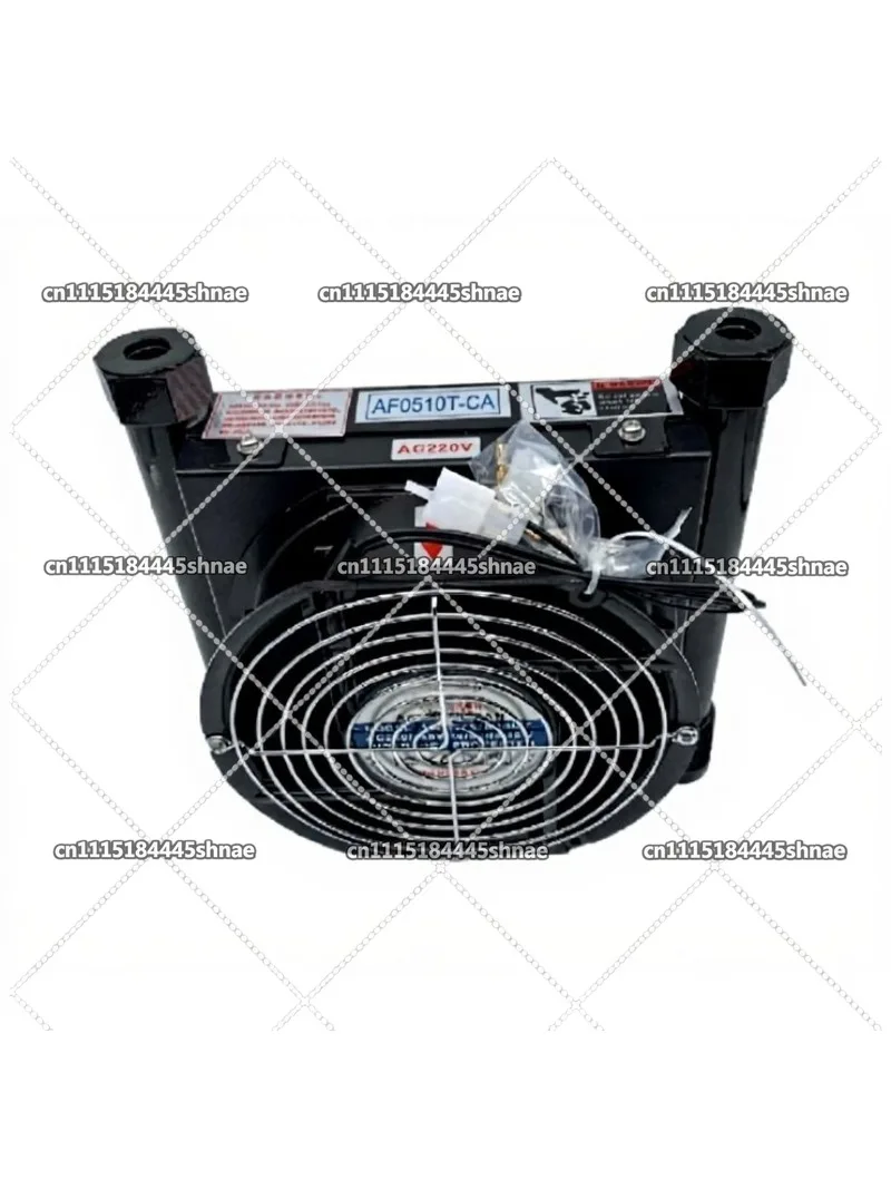 AJ1025T-CA 25L/MIN Flow Small Radiator Oil Cooling Heat Exchanger Radiator Oil Cooler Hydraulic Aluminum Alloy Air Cooler 3Mpa