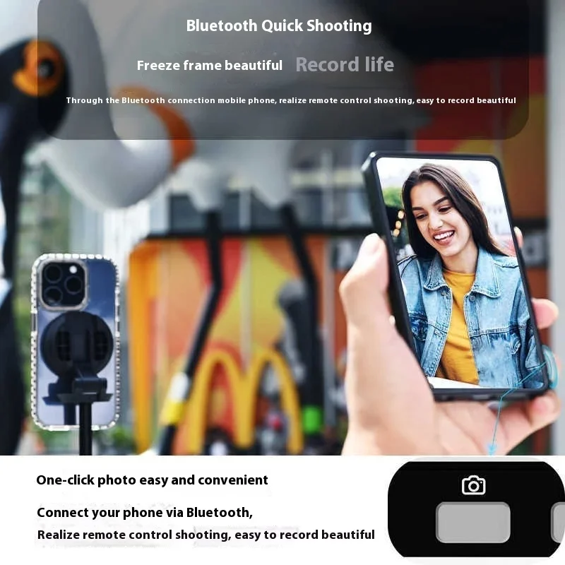 Shimbol cp5 monitor tela câmera traseira do telefone para selfie vlog streaming ao vivo tiktok compatível com iphone android presente personalizado