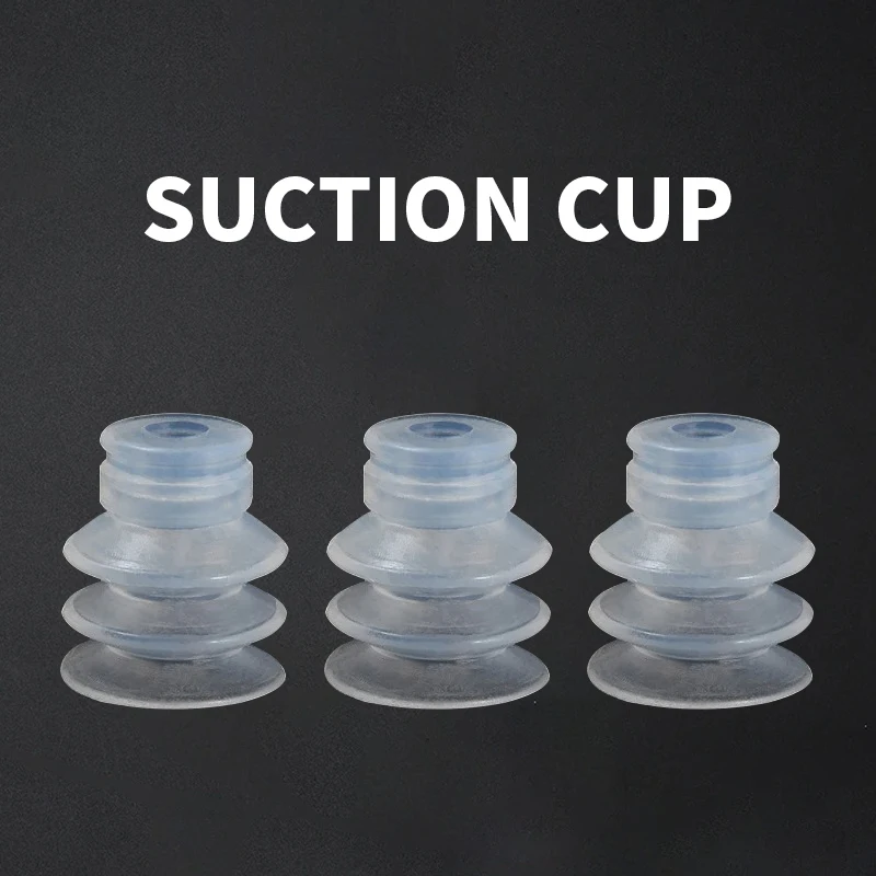 Big head single and double three-layer manipulator vacuum suction cup industrial pneumatic accessories silicone suction