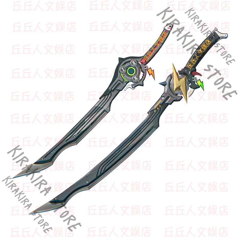 Zenless Zone Zero Anby Demara Metal Model Double Broadsword Interchangeable Weapon Collection Props Gift 22cm【 Pre-sale 】