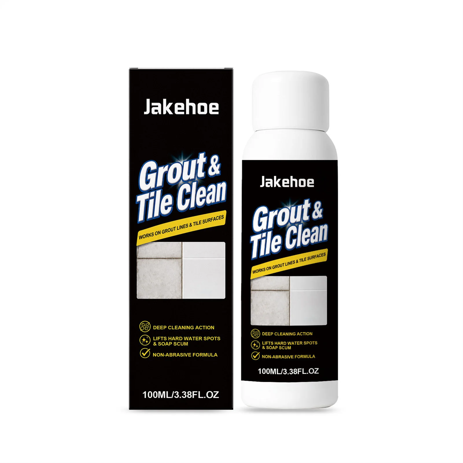 Powerful Tile Cleaner for Kitchen Bathroom Homeowners Hard Water Stain Remover Grout Cleaning Spray Solution Durable