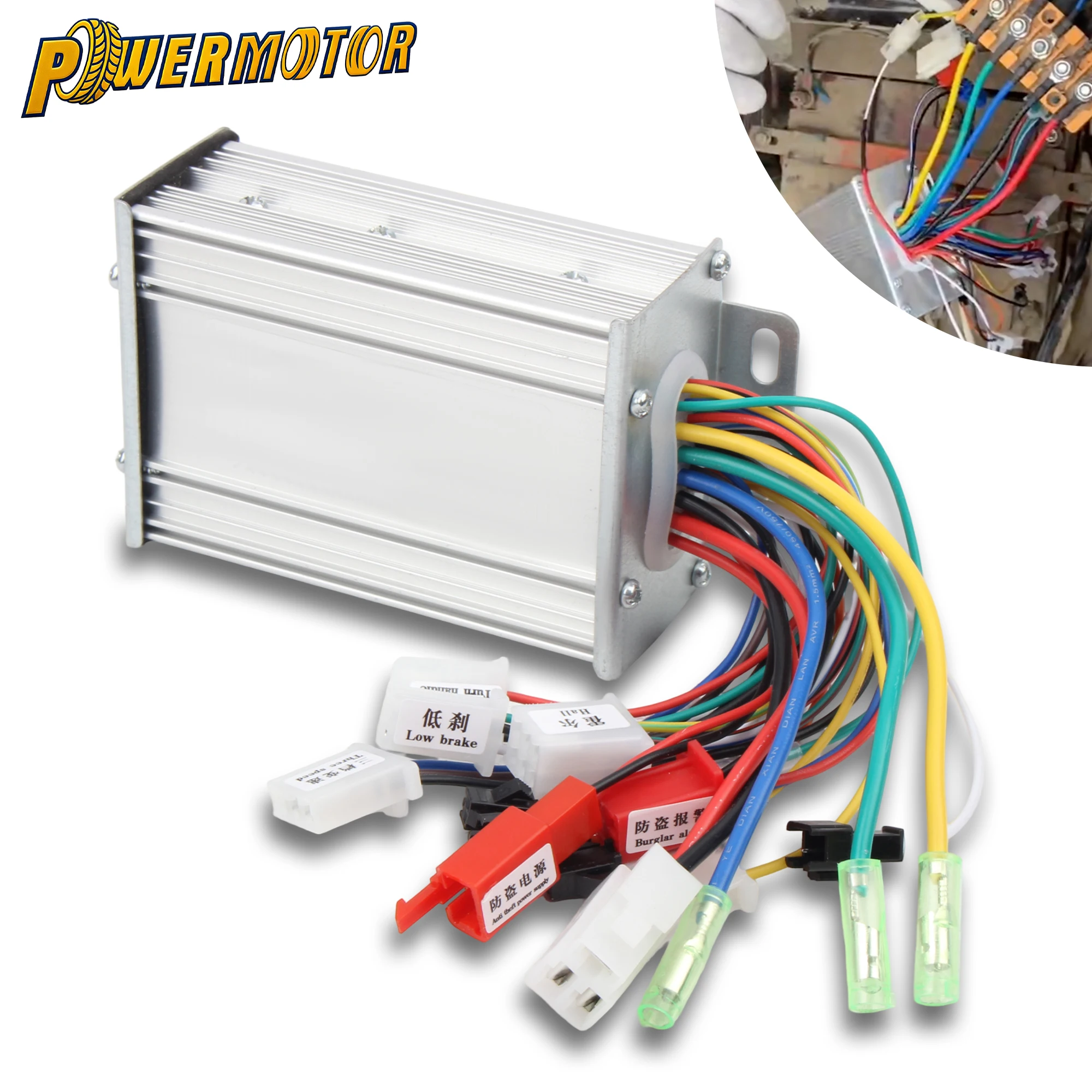 

36V 48V 350W Electric Motorcycle Brushless DC Motor Controller Control Module For E-bike Electric Bicycle Scooter Accessories