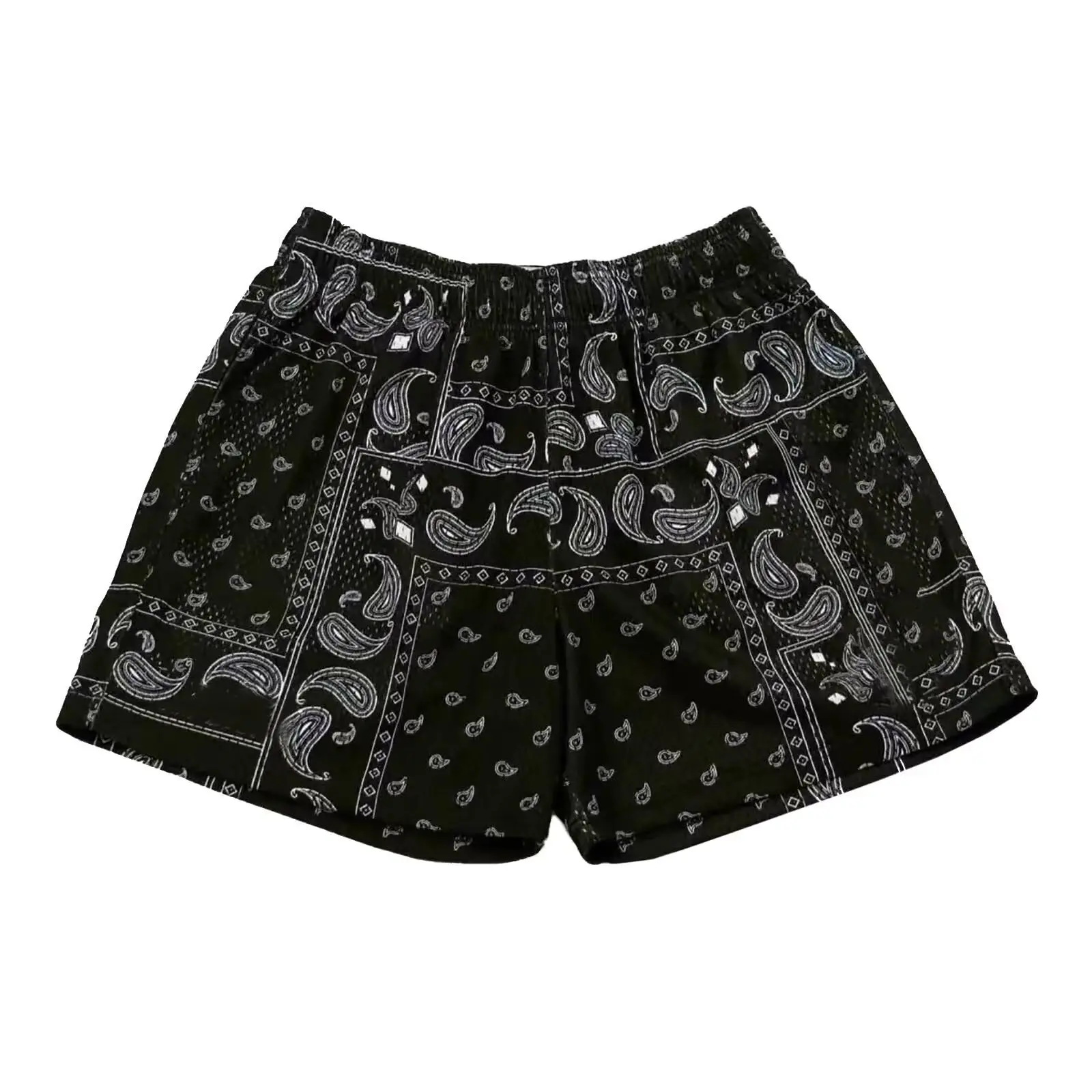 

Мужские модные шорты с узором пейсли для мальчиков, летние крутые Гавайские повседневные плавки с 3D принтом, быстросохнущие шорты для доски для серфинга