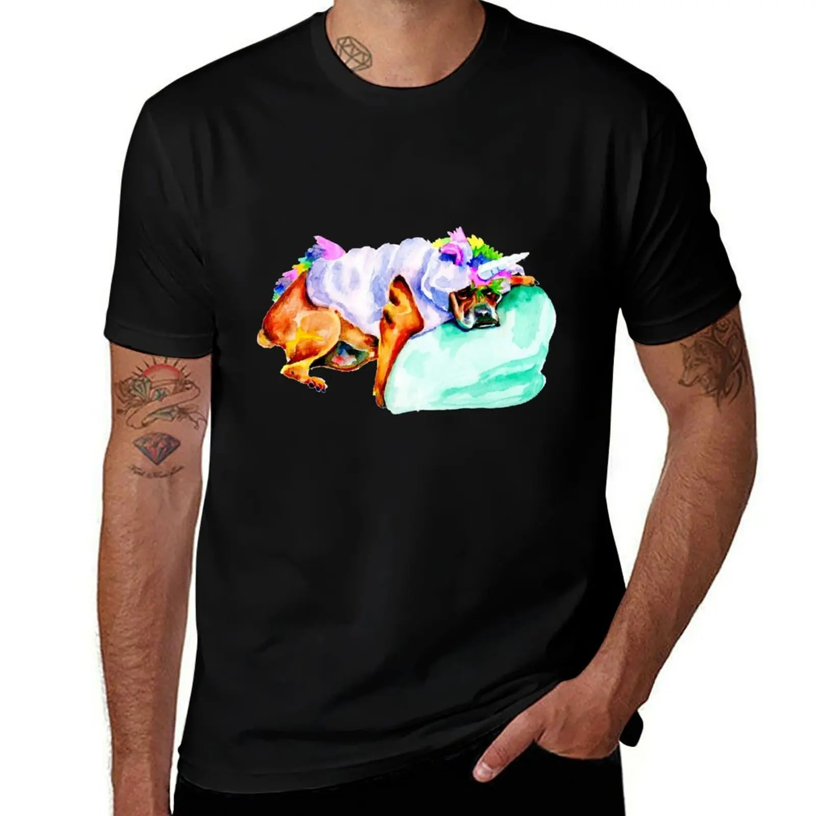 Sad puggle T-Shirt Casual Work Wear T-Shirt