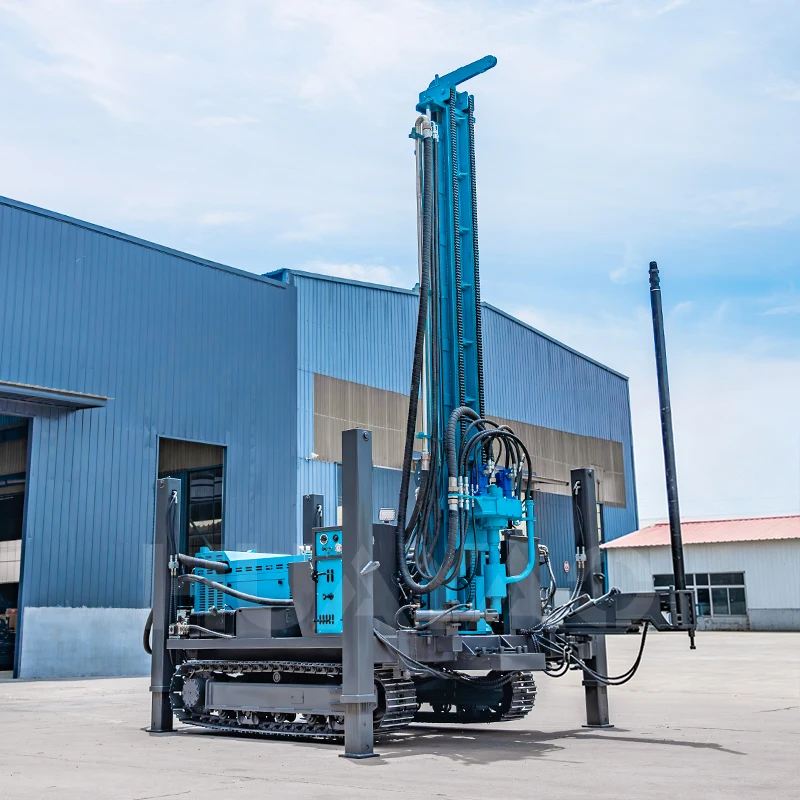 Household Drinking Water Well Rapid Crawler Hydraulic Water Well Drilling Rig Equipment