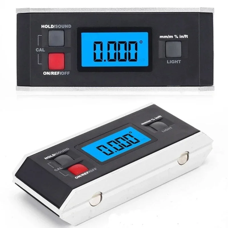 High Precision Portable Digital Readout Protractor Angle Measurement Tool