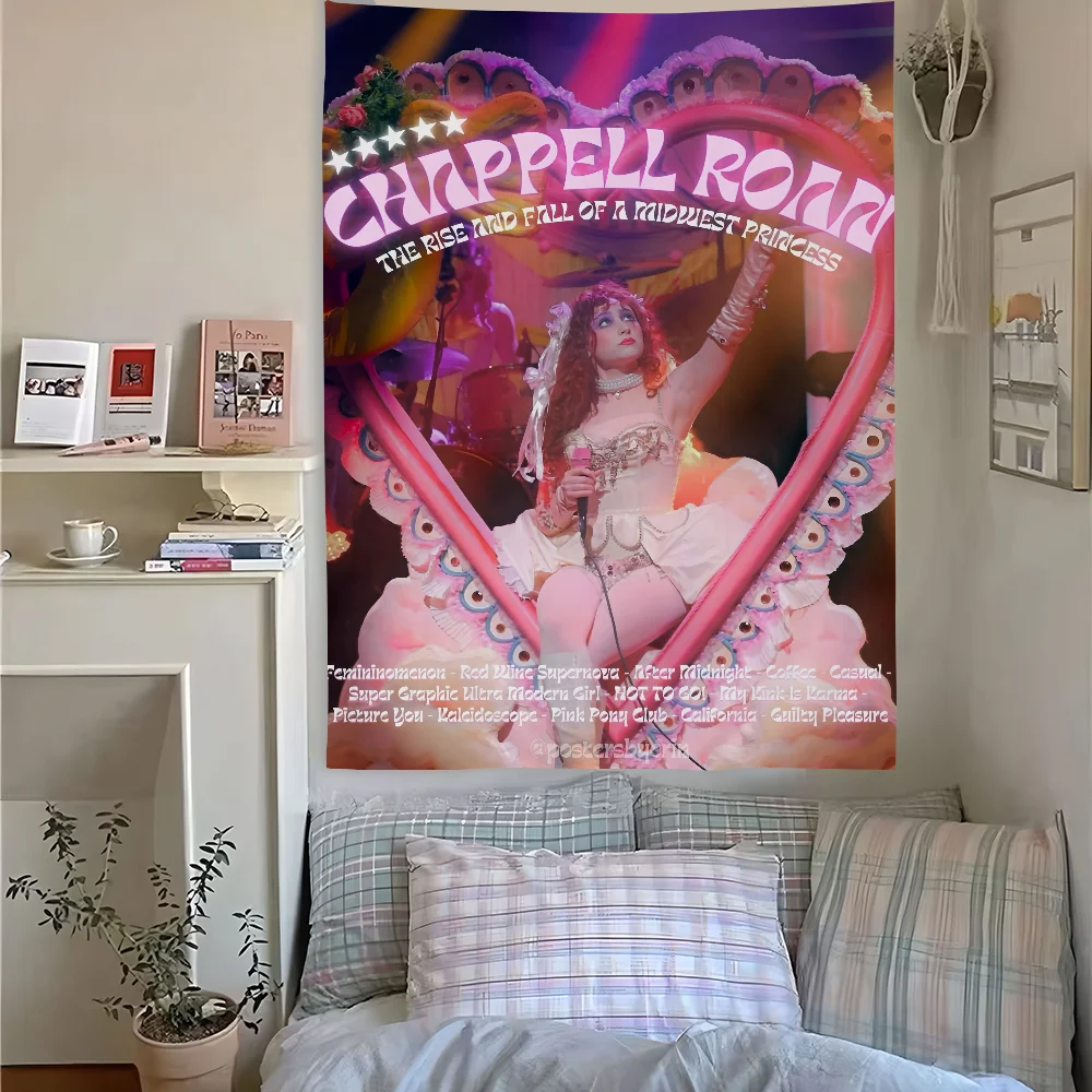 

Singer C-Chappell R-Roan Tapestry 90x140cm Home Bedroom Living Room Bar Outdoor Microfiber Wall Art Decorated Banners