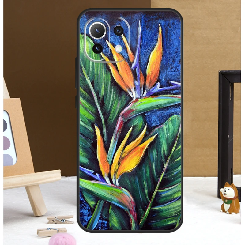 Tropical Paradise Hawaiian Birds Case For POCO M6 X3 X5 X6 Pro F3 F5 M5s Cover For Xiaomi 13T 12T 11T 14 Pro 12 13 Lite Case