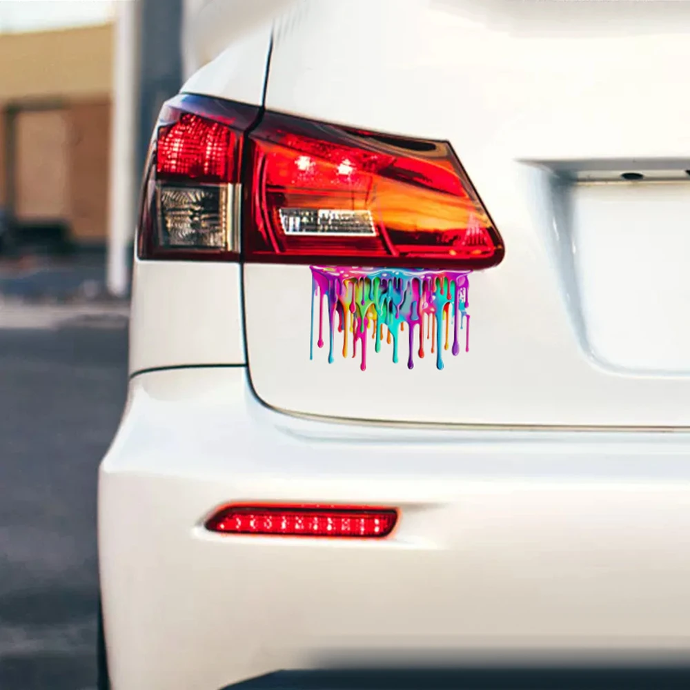 Car Stickers Colorful Paint Graffiti Stickers Vinyl Truck Motorcycle Side Body Window for Scratch Masking Exterior Accessories