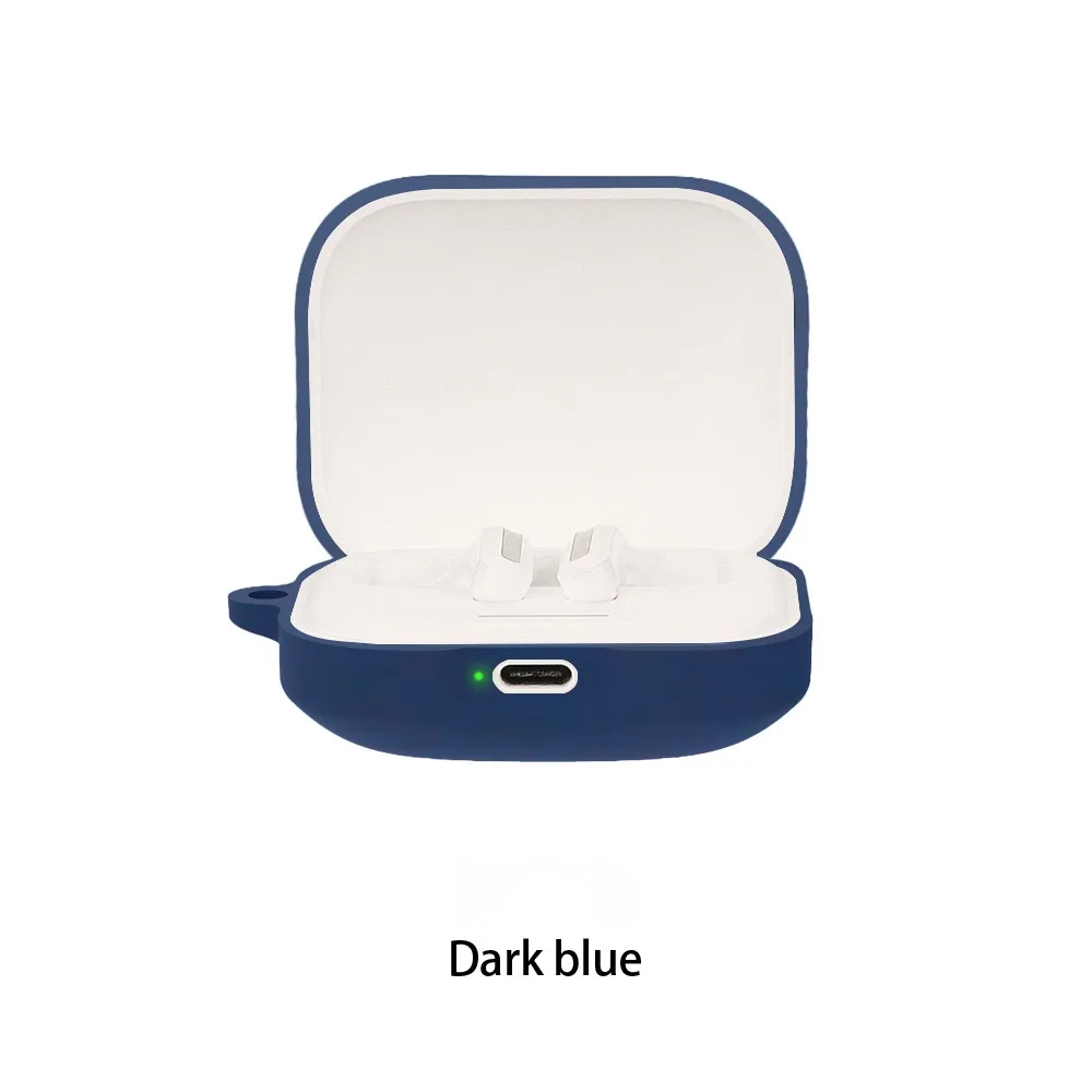 صندوق تخزين للبراعم 5 Ch مناسب لحافظة سماعة الرأس المصنوعة من السيليكون، أرز أحمر قابل للتطبيق، مقاوم للماء، سهولة الاستخدام