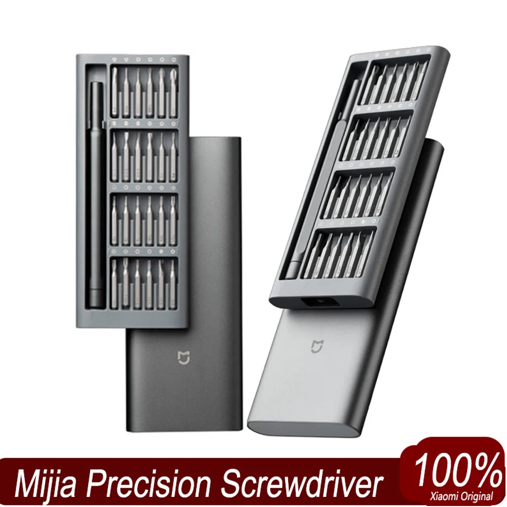 100% Oryginalny Zestaw Precyzyjnych Śrubokrętów Mijia Wiha 24 w 1, Bity Magnetyczne 60HRC, Narzędzia do Napraw Śrubokrętem