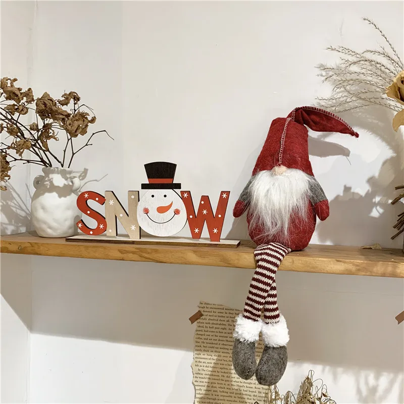 Christmas Decorations Santa Stuffed Doll Window Display Creative Christmas Gifts