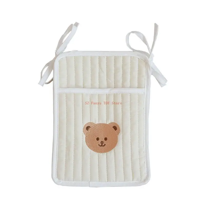 96GC منظم سرير لطيف متعدد الوظائف حقيبة تخزين معلقة منظم الحفاضات #4