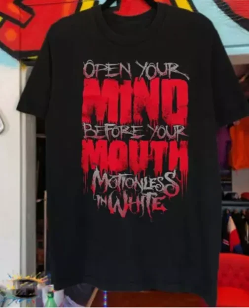

Motionless in White Open Your Mind Before Your Mouth Unisex T-Shirt