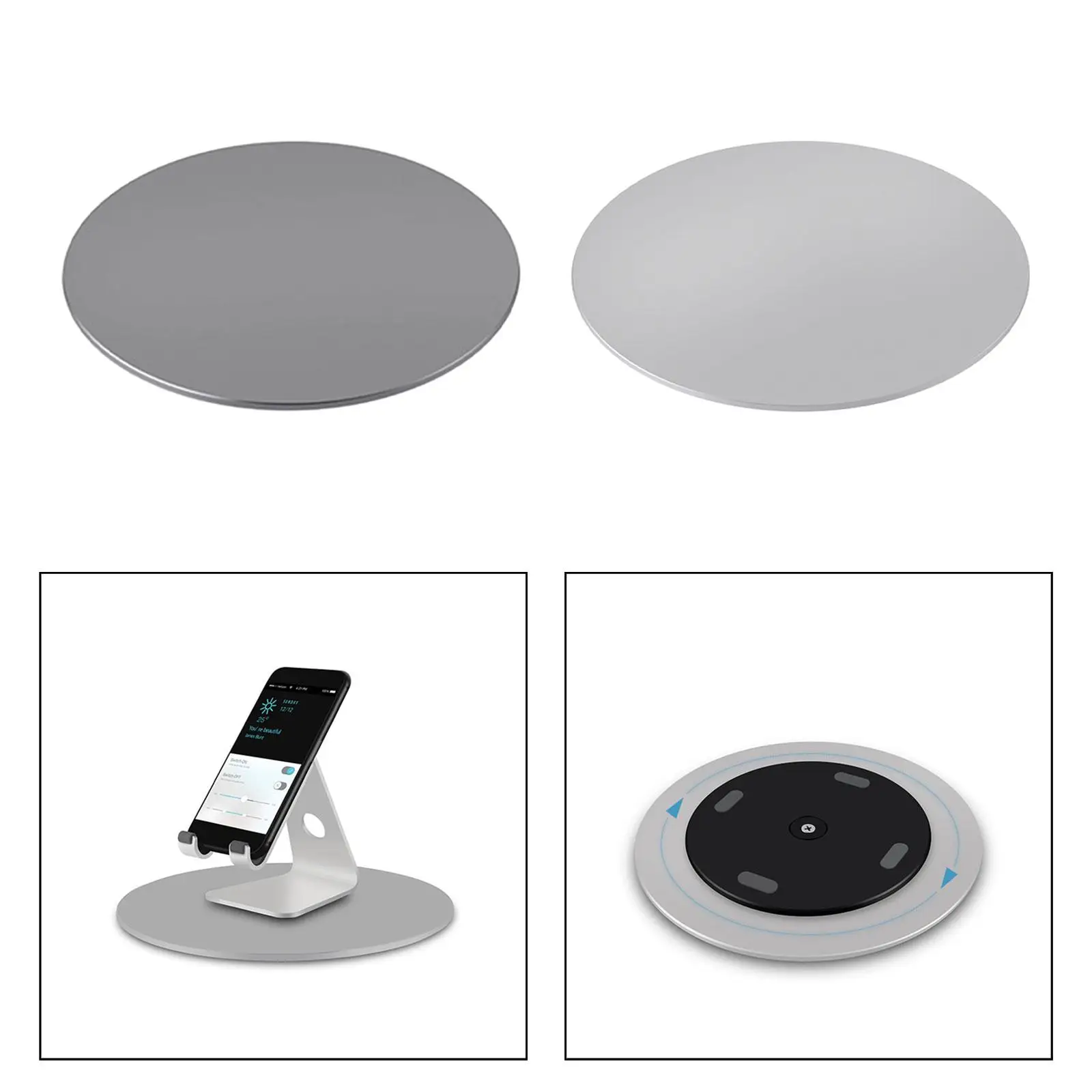 360° Rotation Monitor Swivel Base Computer Screen Monitor Turntable Stand