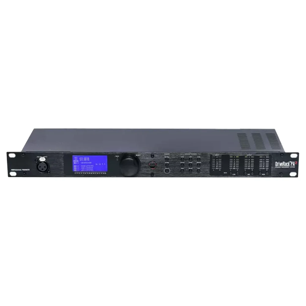 Imagem -03 - Digital Audio Speaker Processor Audio Processing Reversível Delay Frequency Division Stage Performance Professional Pa2