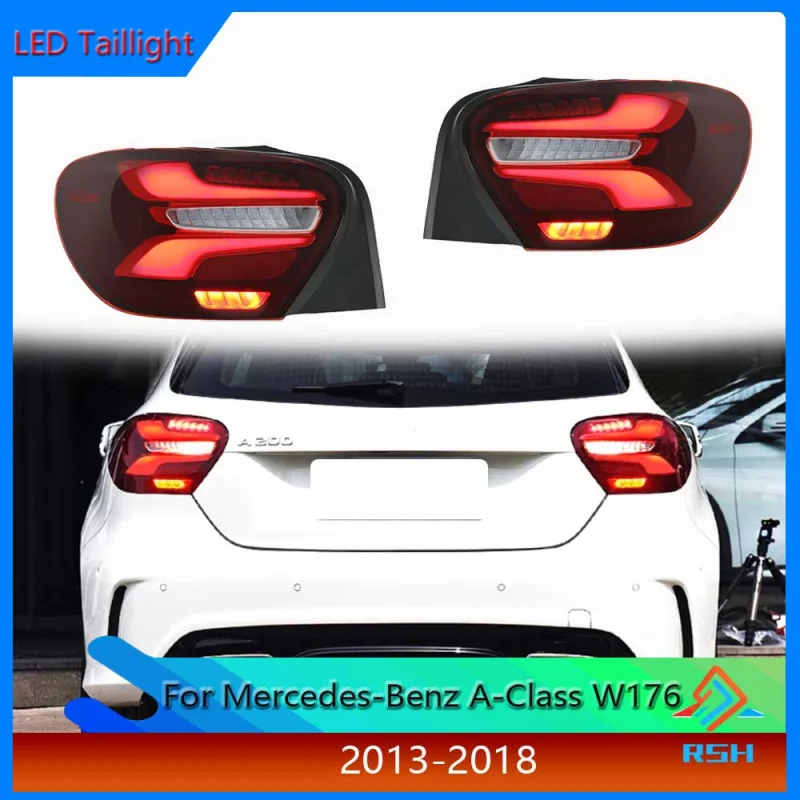 

Автомобильный светодиодный задний фонарь в сборе для Mercedes Benz A Class W176 2013-2018, обновление указателя поворота, задние стоп-сигналы Plug and Play