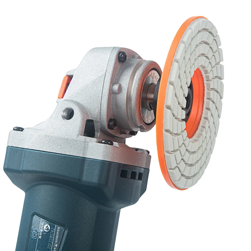 7 Stück 4" 100mm Schleifscheiben mit Schnallenverschluss für Nass- und Trockenpolitur, Flexible Scheiben für Stein, Quarz, Marmor, Granit, Beton-Schleifen – Detail 5