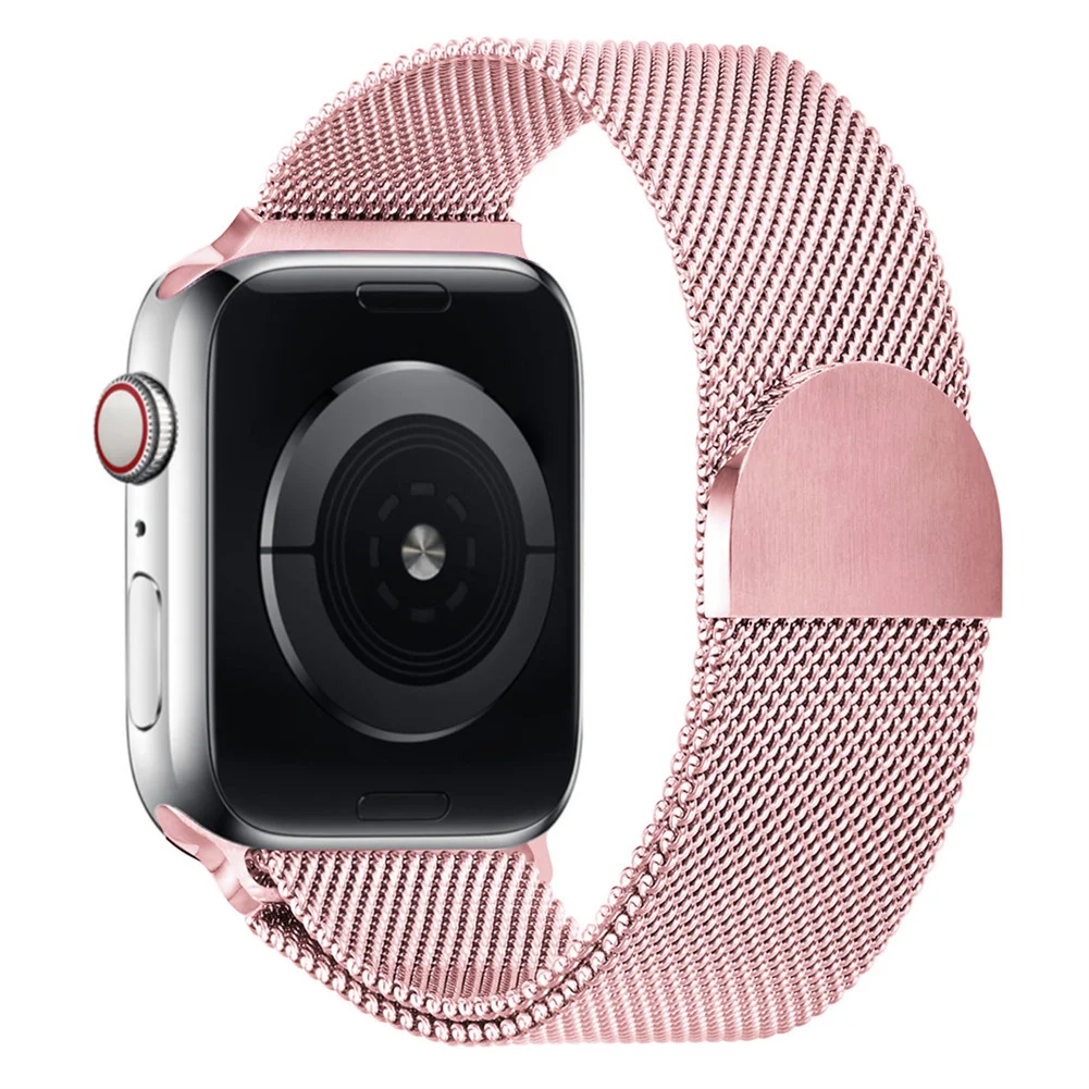 Magnetisches Milanese-Armband für Apple Watch 11/10 46mm 42mm Ultra 3 49mm Armband für iWatch 11 9 8 7 6 5 SE 44mm 45mm 40 41mm Band