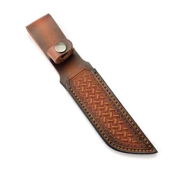 Hunting Sheath Fixed Blade Sheath Leather Knife Sheaths Knife Holster Leather Knife Sheath Brown