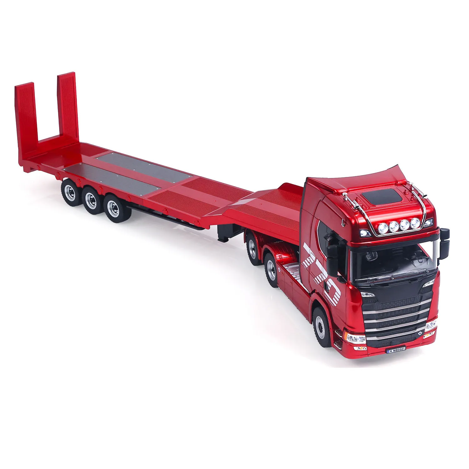 1501A 1/18 HUINA RC Traktor und 3-Achs-Sattelanhänger 19CH RTR 770S 2.4G Sound-Licht-System Ferngesteuertes LKW-Modell – Detail 19