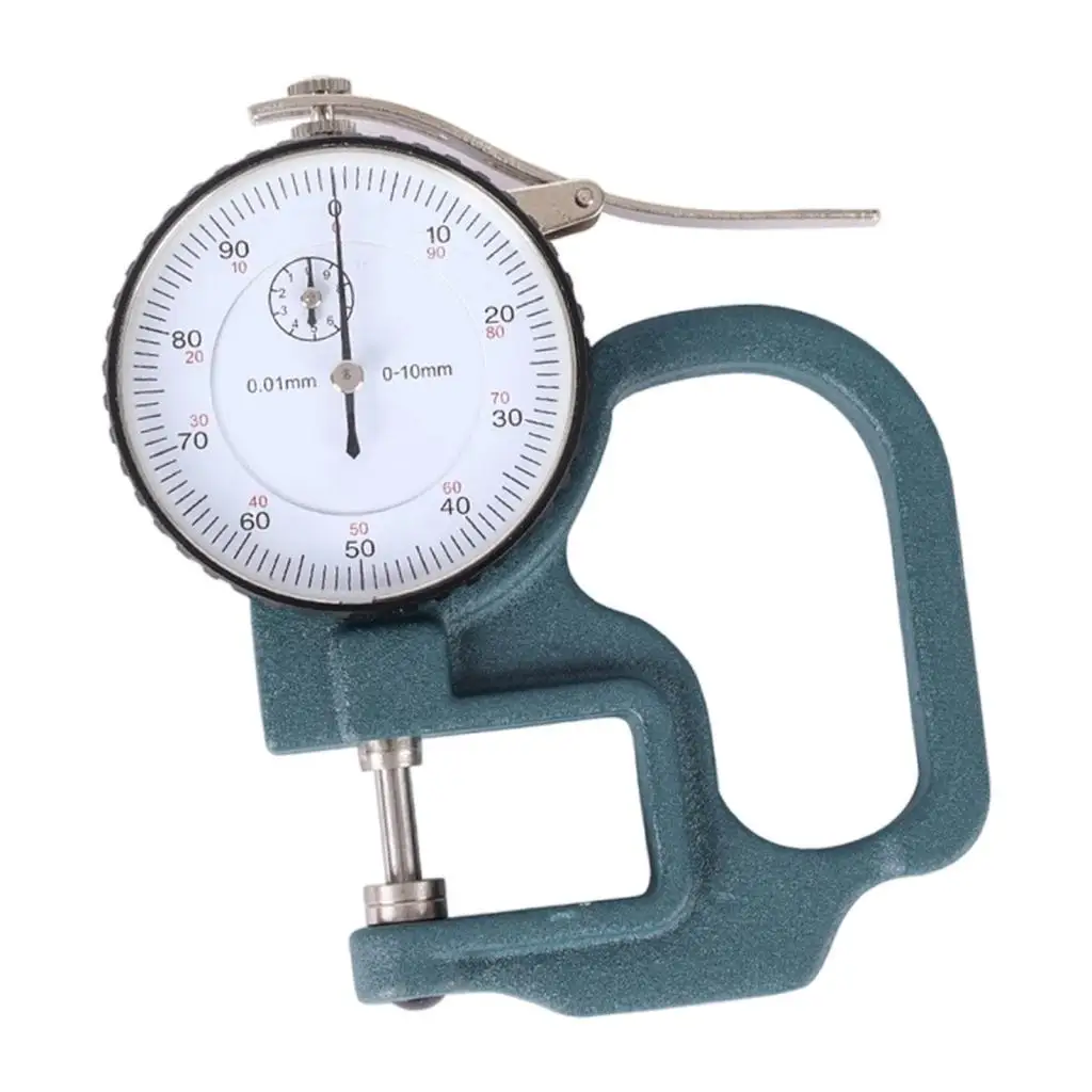 Leather Paper Measuring Dial Thickness Gauge Wear Resistant Clear Scale for Jewelry Wire Tool Sensor