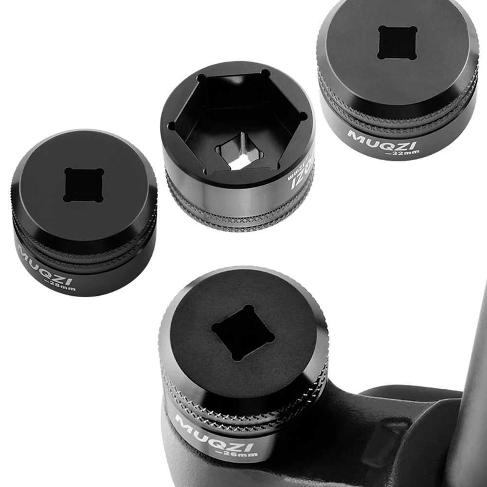 

26/28/32mm Bike Fork Topcap Socket Aluminum Alloy Flat Socket Tool Bicycle Fork Topcap Socket for EPICON/X-FUSION Front Fork