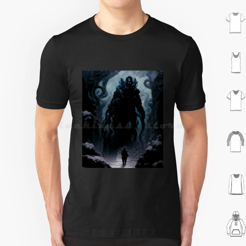 Abyss Walker T Shirt 6xl Cotton Cool Tee Abyss Dark Artorias Souls Dark Souls Wolf Walker Abyss Walker Dark Souls 2 Bonfire