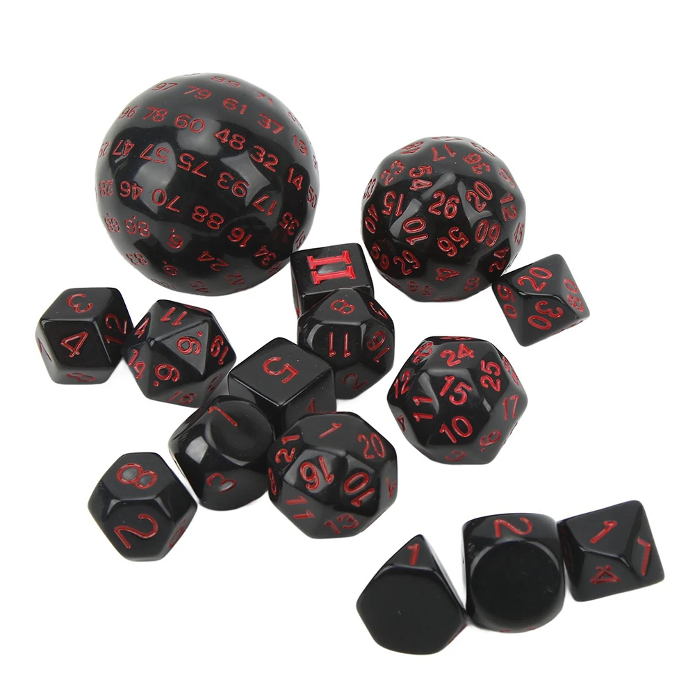 15PCS Polyhedral Dice Set For Table Games