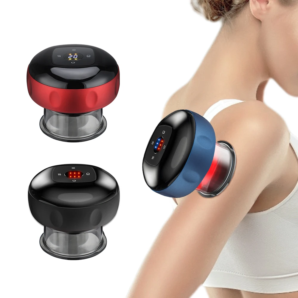 Copos de Massagem Elétrica Vacuum Cupping, Terapia Anti-Celulite, Massageador Corporal, Raspagem Elétrica Guasha, Queima De Gordura, Emagrecimento