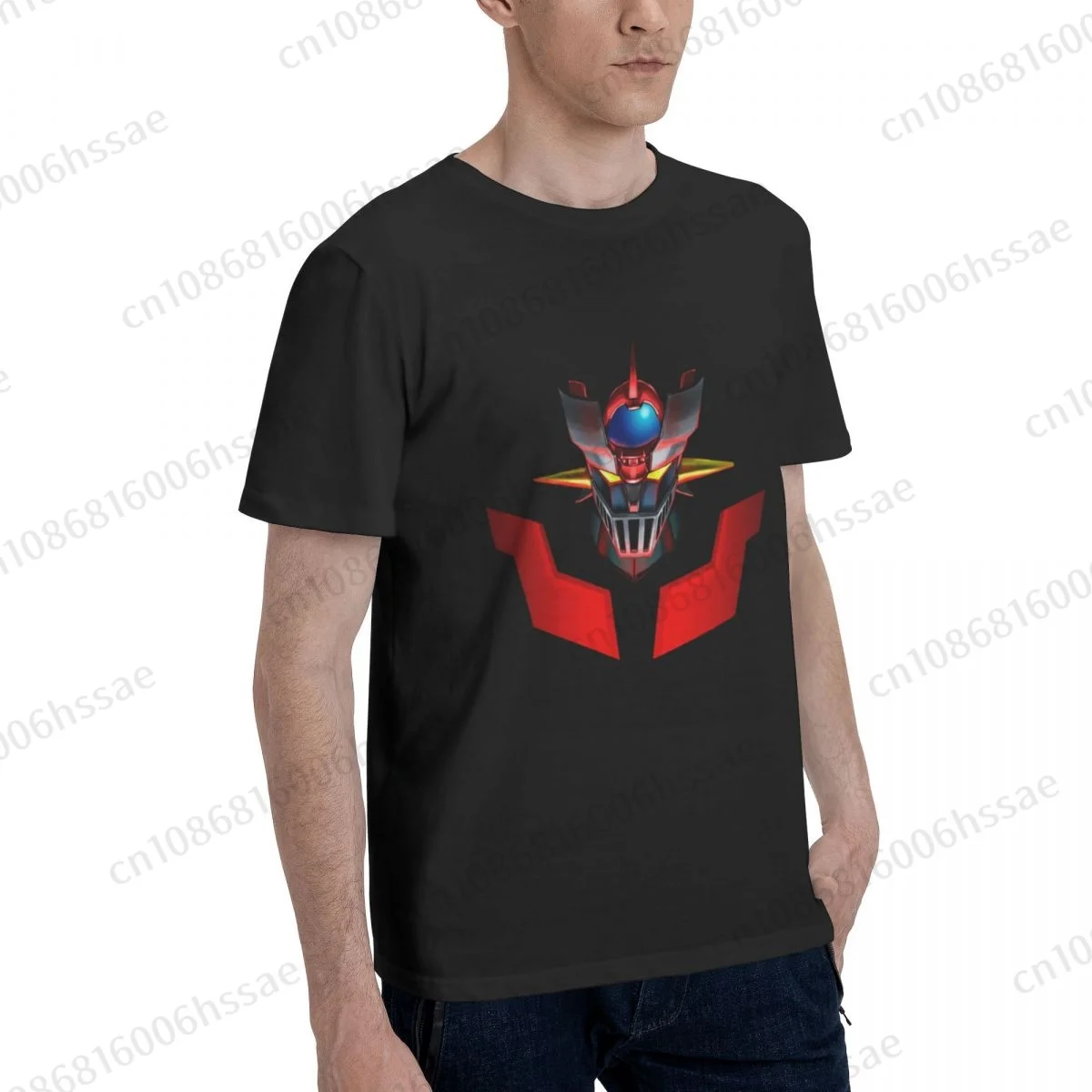 Mazinger Z T Shirt Men Fashion T-shirt Cotton Tshirt Tops Tees Short Sleeve