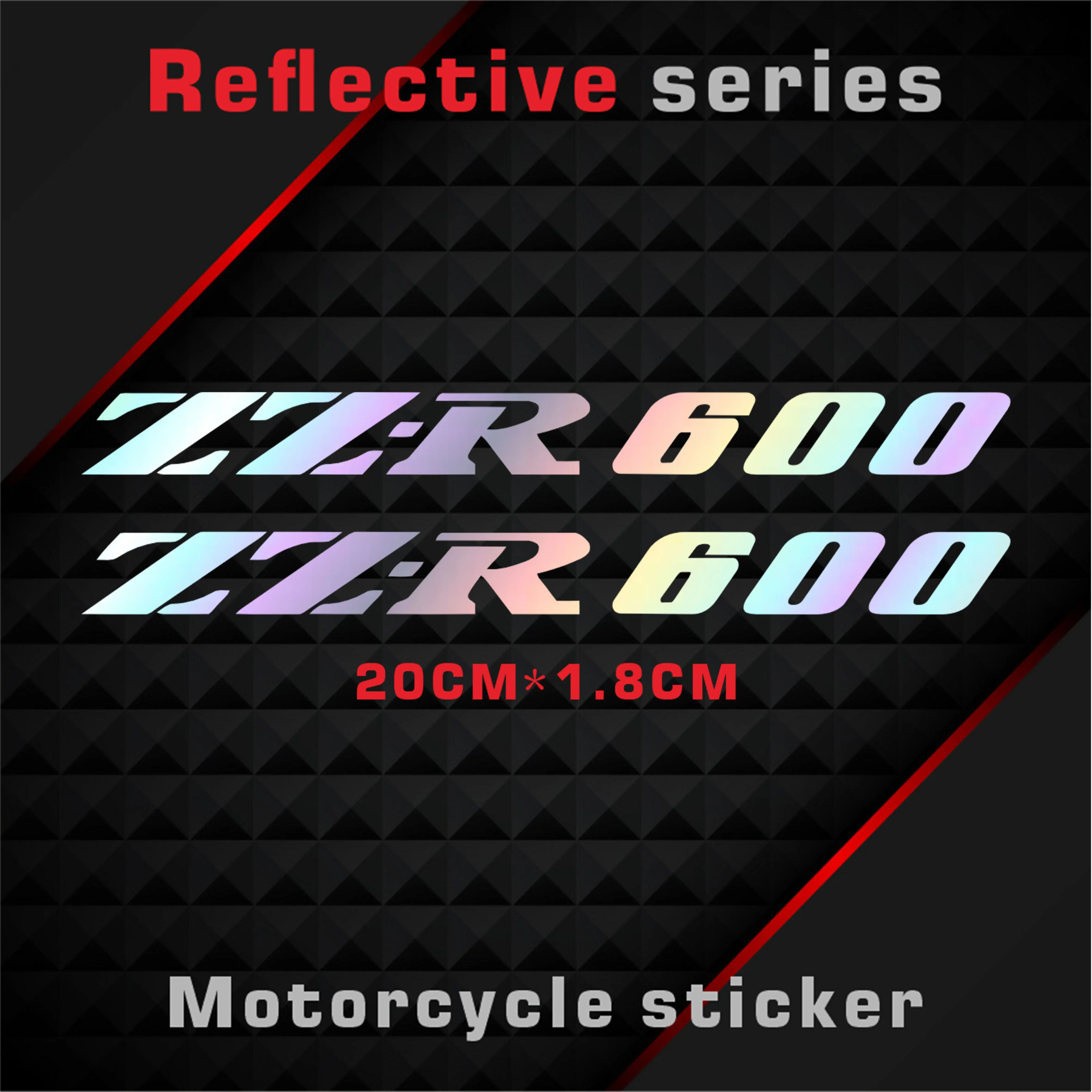 

New Motorcycle Stickers Body Reflective Waterproof Body fuel tank logo sticker Kit For ZZR600(Ninja600 ZX-6E)Decorative stickers