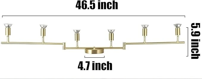 Opvouwbare led Plafondspot GU10/E27 Socket Moderne Goud/Chroom/Zwart Plafondlamp Woonkamer Slaapkamer Lange plafondlampen