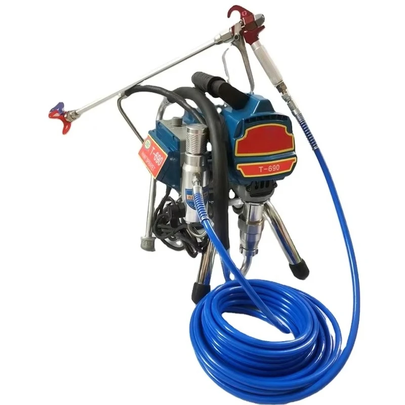 T-690 Electric Painter Tools Piston Pump Airless Sprayer Machine Quality Power Spray Guns for Wall Paint