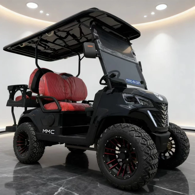 2025 MMC جديد 2 4 6 8 مقعد حافلة لمشاهدة معالم المدينة 4000 واط/7000 واط نادي الصيد عربات التي تجرها الدواب الغولف 48 فولت 60 فولت 72 فولت عربة جولف كهربائية مرفوعة #5