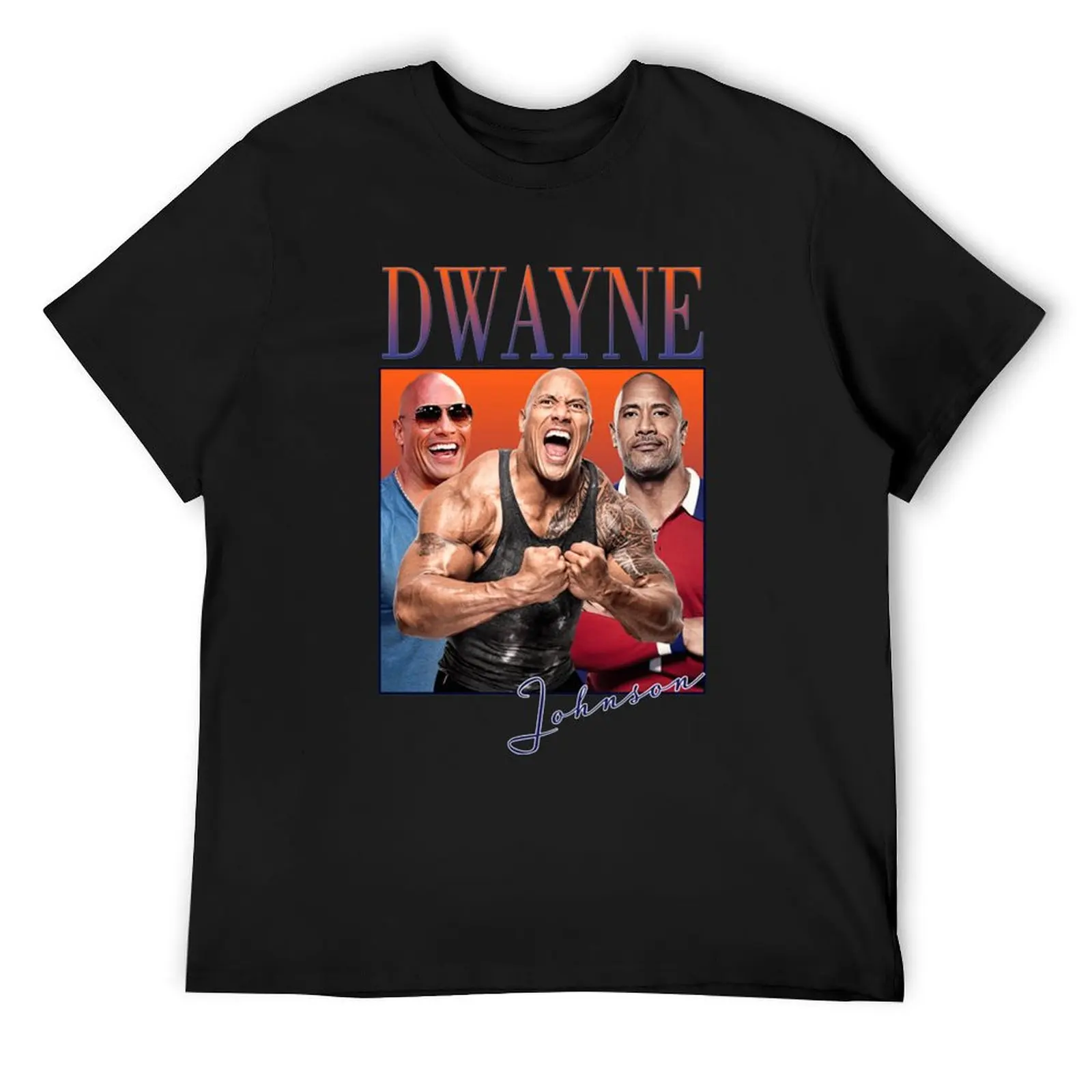 Dwayne Johnson (2) T-Shirt plus size tops kawaii clothes oversized t shirts for men