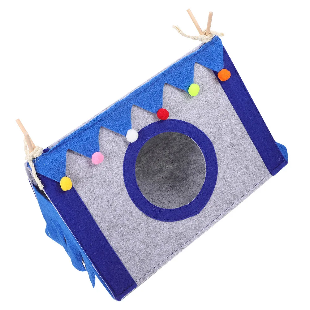 

Christmas Green Small Pet Tent House for Rabbit Hamster Squirrel Warm Hideout Durable Small Animal Nest Pet Supply