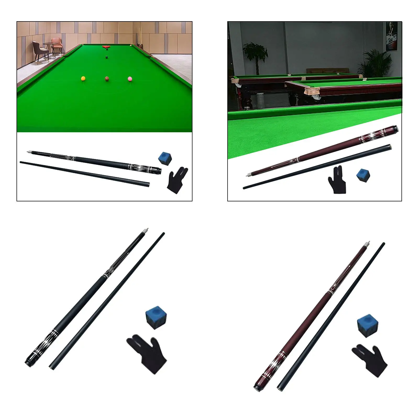 

Billiard Pool Cue Stick Two Section 57" Billiard Cue for Home Pool Game Bar