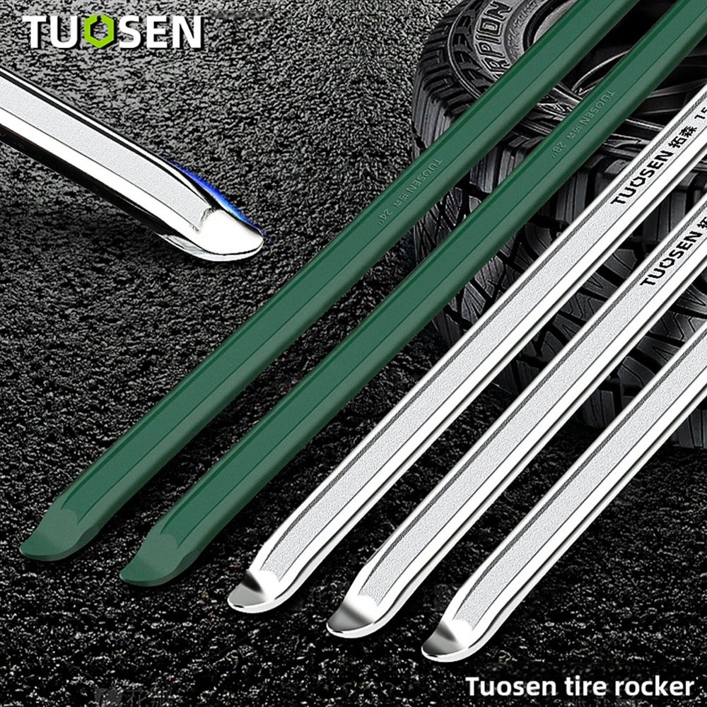 

Рычаги для шин TUOSEN, велосипедный шиномонтажный станок, прочный, 30 см, 12 дюймов, высокоуглеродистая сталь, зеленый, белый цвет, велосипедные инструменты, аксессуары