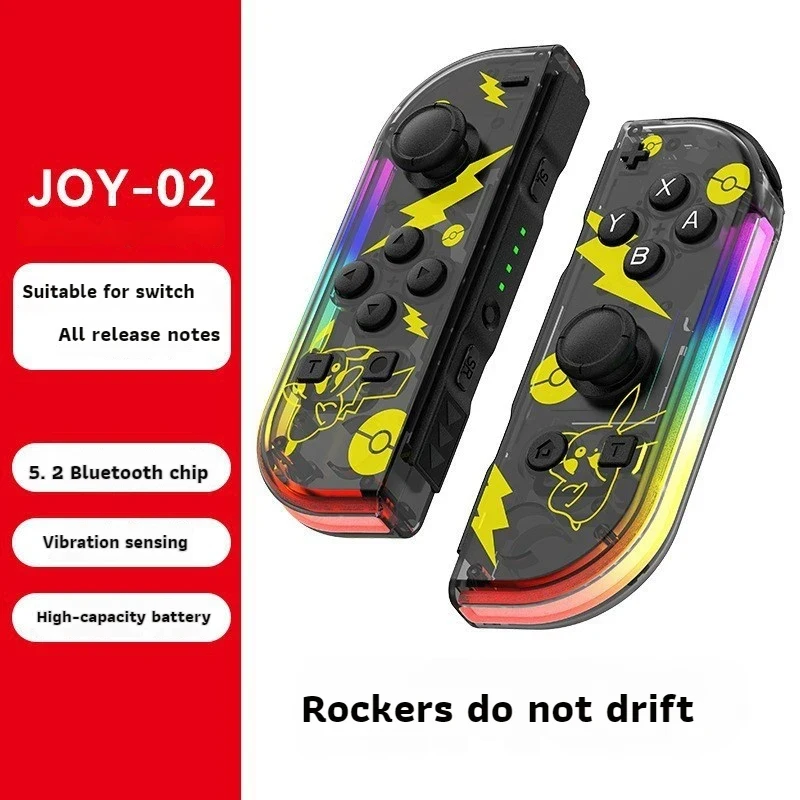 controller-di-gioco-wireless-bluetooth-vibrante-con-impugnatura-sinistra-e-destra-e-luci-rgb-lampeggianti