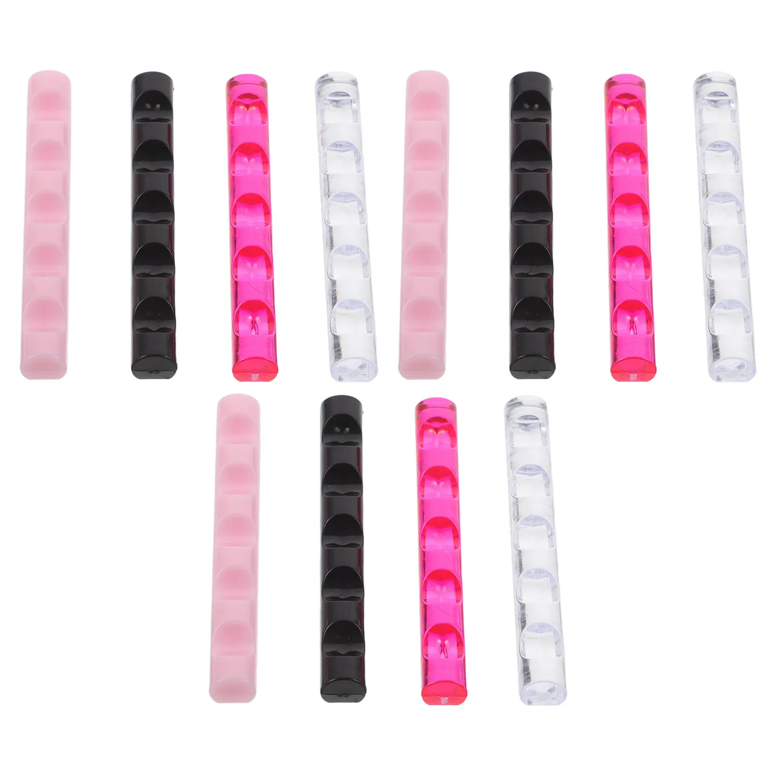 

12Pcs Portable Nail Art Pen Holder Organizer Nail Brush Display Holder Multi Slot Manicure Tool Storage Stand for Salon Home