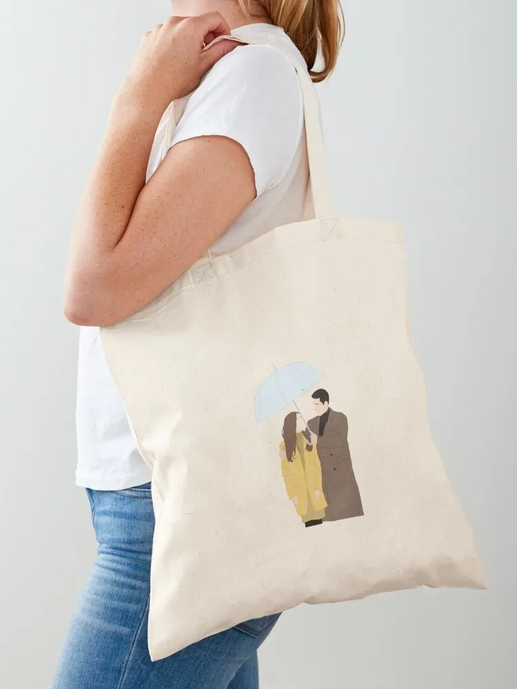 Crash Landing On You Umbrella Scene Tote Bag tote bag canvas shopping bag logo