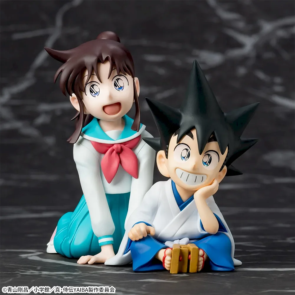 Original Genuine Bandai Banpresto Shin Samurai-den Yaiba Mine Sayaka Kurogane Yaiba Action Figure Anime Model Collectible Toys