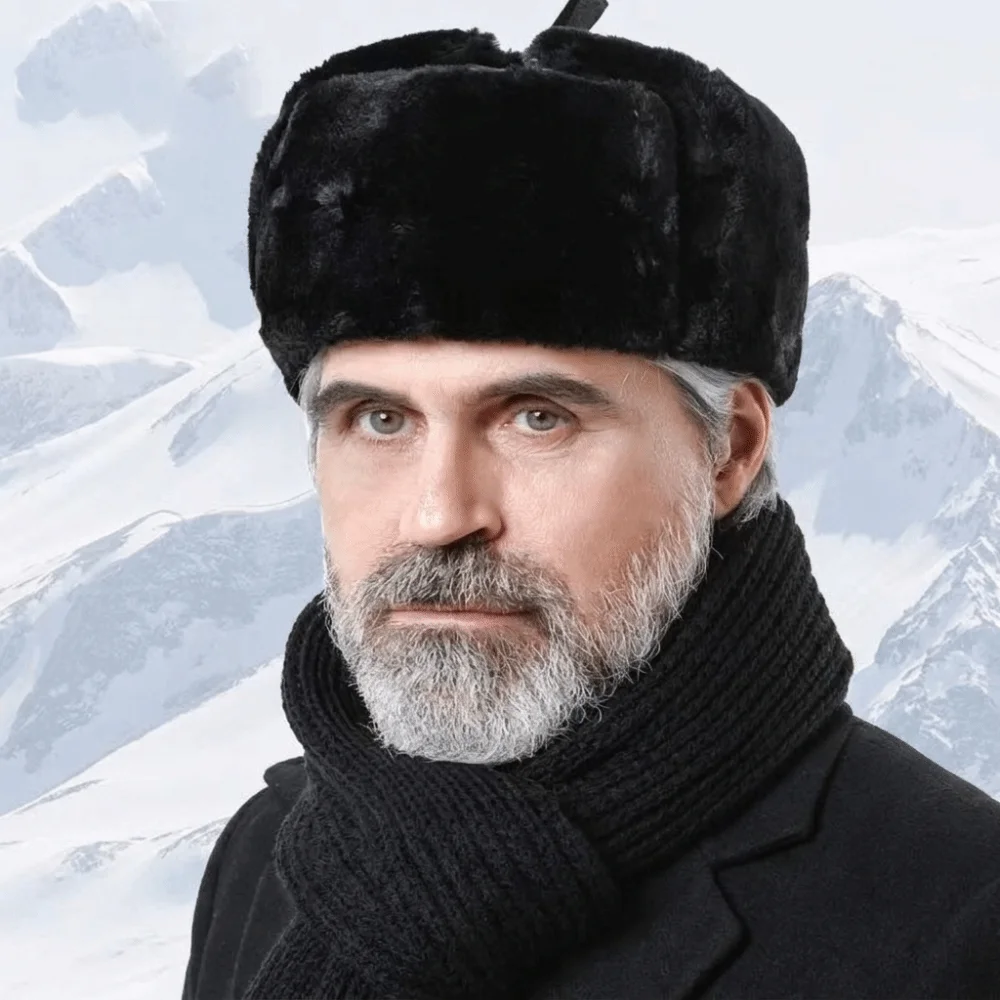 Fashion Plush Windproof Pilot Hat Windproof Thickened Ear Protection Cap Warm Soft Winter Ear Cap Women