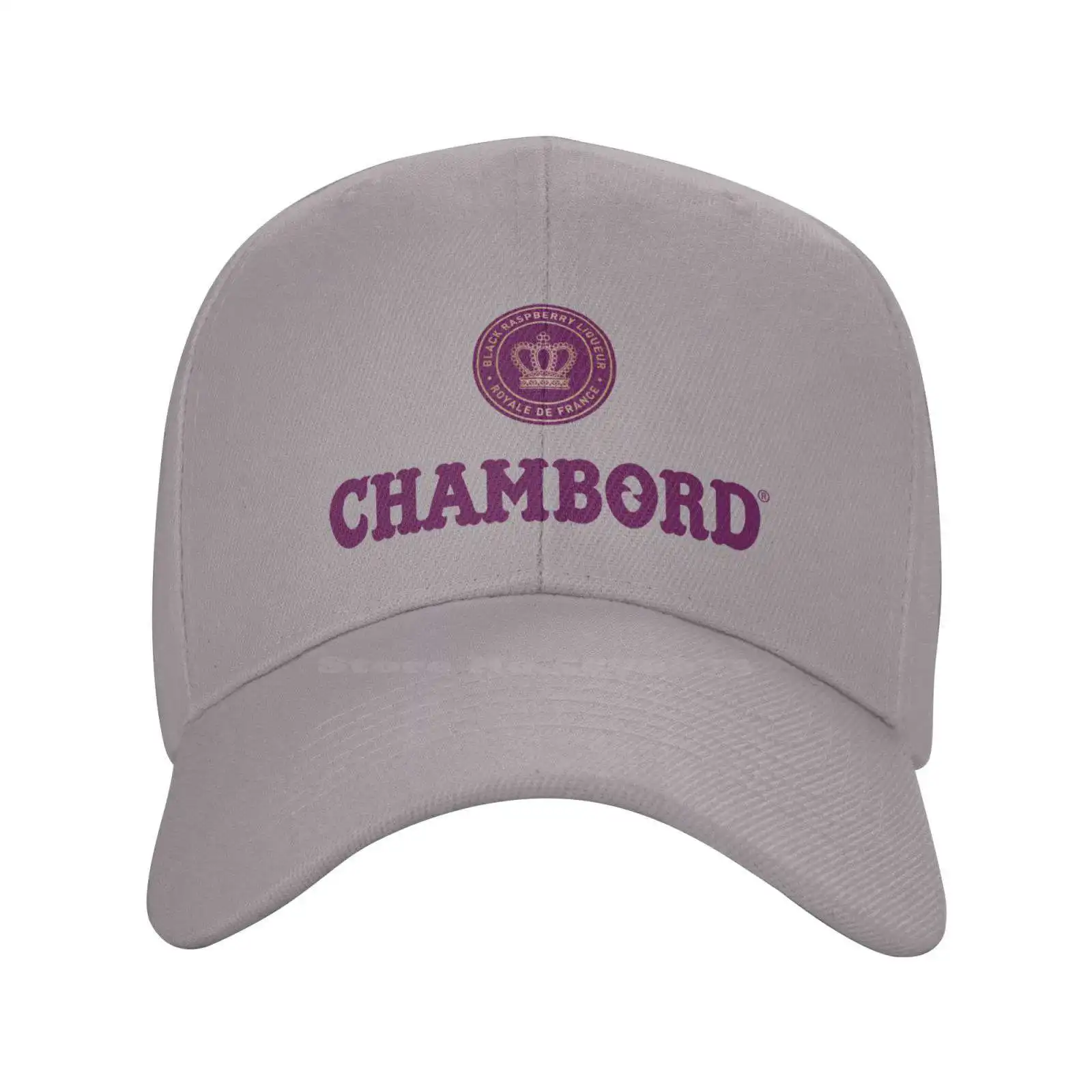 Chambord Logo Qualität Denim Cap Strick mütze Baseball mütze