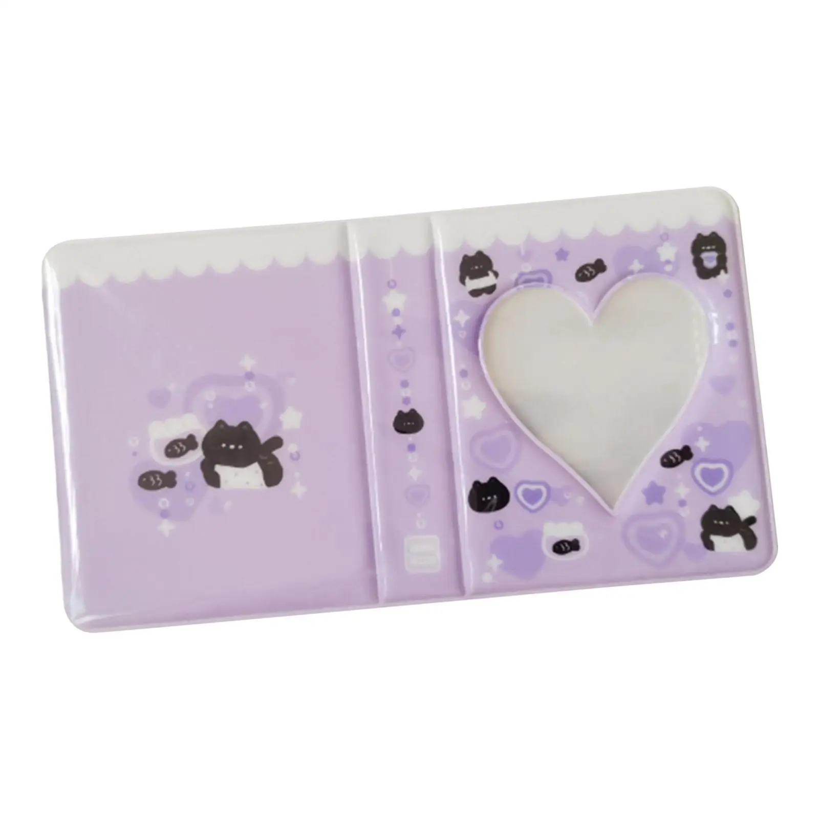 Cartoon Photocard Cards Binder Book Portable Mini Scrapbook 36 Pockets for Photo Collection and Gift Giving
