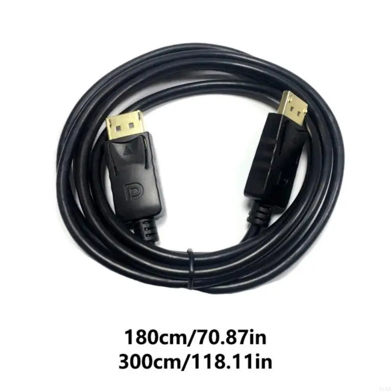 

R1WD DisplayPort Cable DPs Video Cable DPs to DPs Extension Cable for HDTV Boxes Gaming